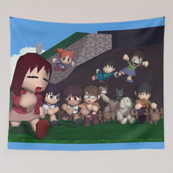 Item preview, Azumanga Daioh 64 Poster - Osaka, Chiyo, Tomo, Kagura, Sakaki, Yomi, Kaori, Chihiro, Chiyo chichi, Maya, Kamineko and Tadakichi San designed and sold by LukasATBK.