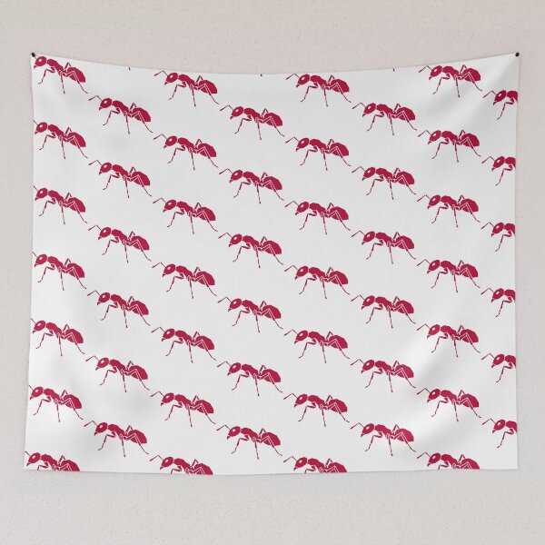 Item preview, Minimalist Red Ant – Modern Geometric Sticker for Insect Lovers designed and sold by bsbd-action.