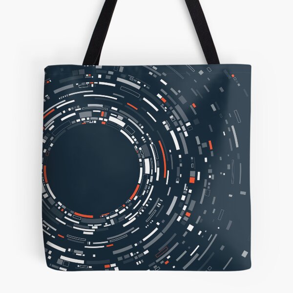 Item preview, concept of digital transformation or big data, graphic of black orange dotted circle with futuristic element designed and sold by NiamLab.