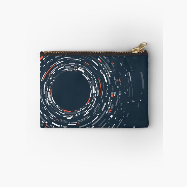 Item preview, concept of digital transformation or big data, graphic of black orange dotted circle with futuristic element designed and sold by NiamLab.