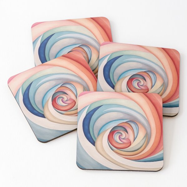 Item preview, turban shell in watercolor style with pastel colors 5 designed and sold by FlaskLab.