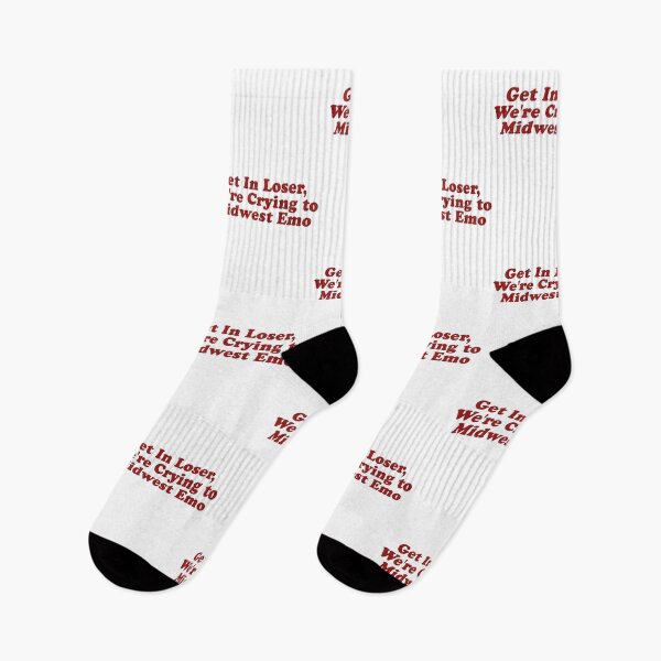 Item preview, Get In Loser We're Crying to Midwest Emo, 90's Nostalgia, Indie Meme designed and sold by borenclolahroy.