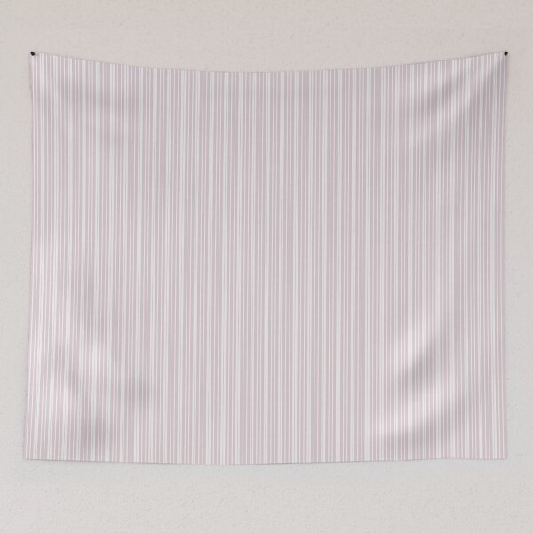 Item preview, Vertical Cabana Stripes soft pink on light cream designed and sold by Hanna McCown.