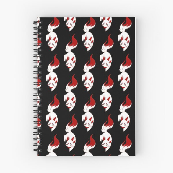 Item preview, Japanese Red Stylized Kitsune Design designed and sold by Sanagiatelier.