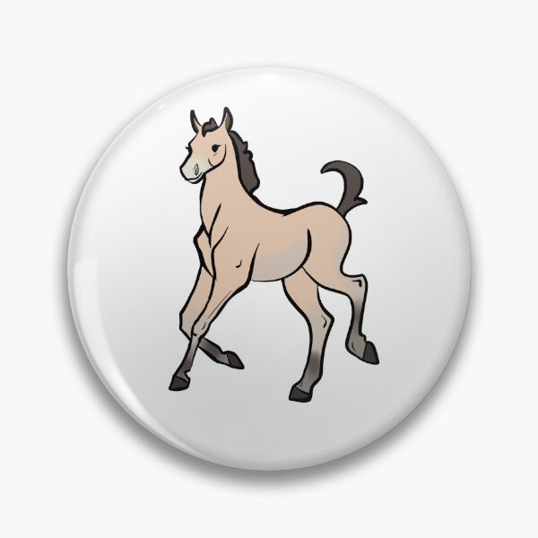 Item preview, Dun Foal designed and sold by BuzzBunnyArt.