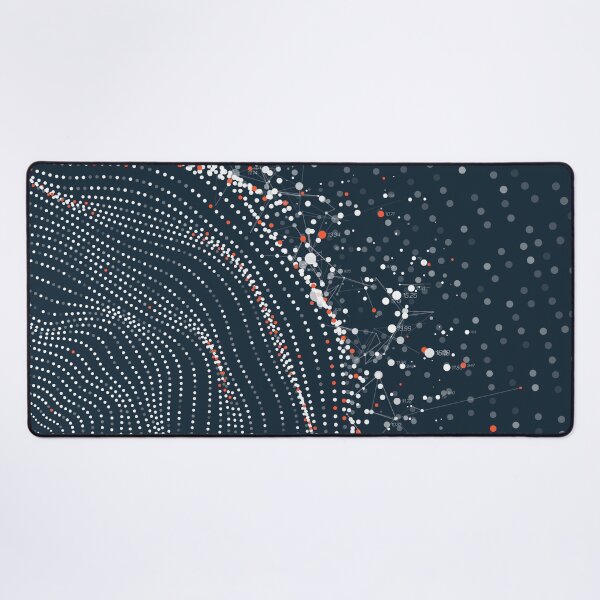 Item preview, concept of digital transformation or big data, graphic of shape of dotted wave with futuristic element designed and sold by NiamLab.