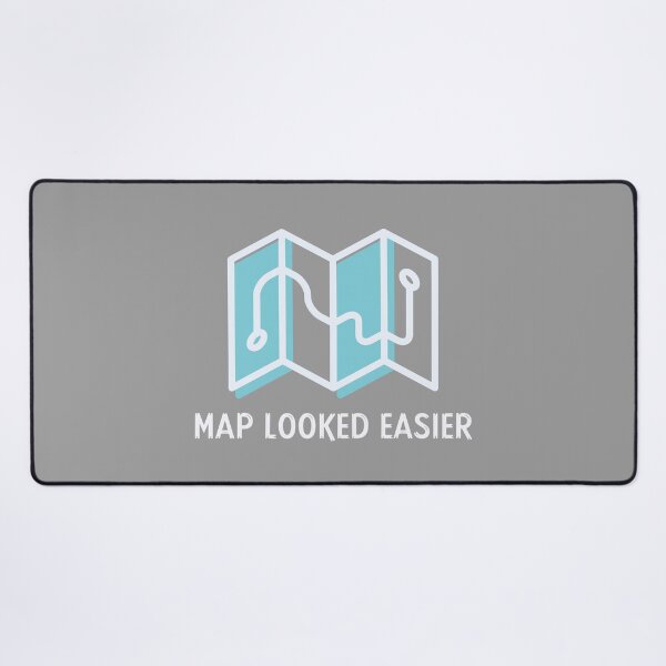 Item preview, Map Looked Easier - Dad Hiking designed and sold by STPrints.