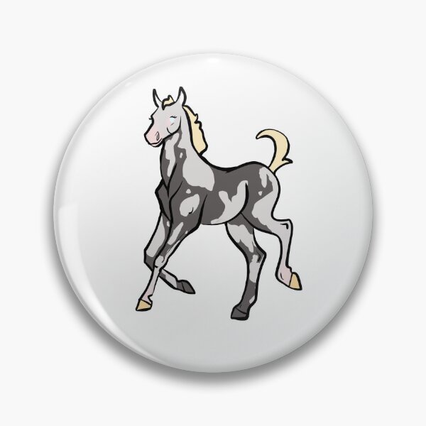 Item preview, Grey Paint Foal designed and sold by BuzzBunnyArt.