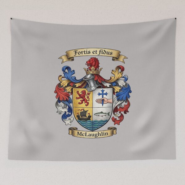 Item preview, The McLaughlin Family Coat of Arms designed and sold by BagTown Clans.