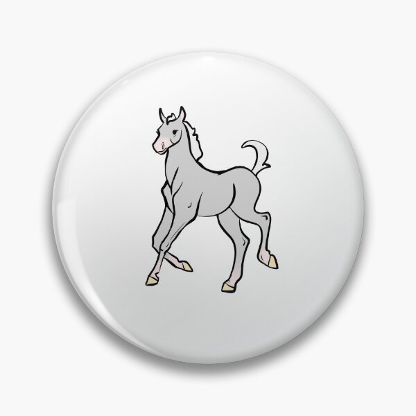 Item preview, White foal designed and sold by BuzzBunnyArt.