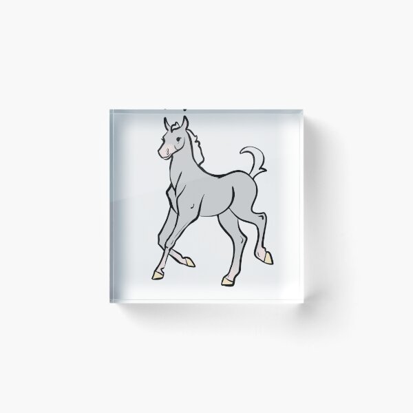 Item preview, White foal designed and sold by BuzzBunnyArt.