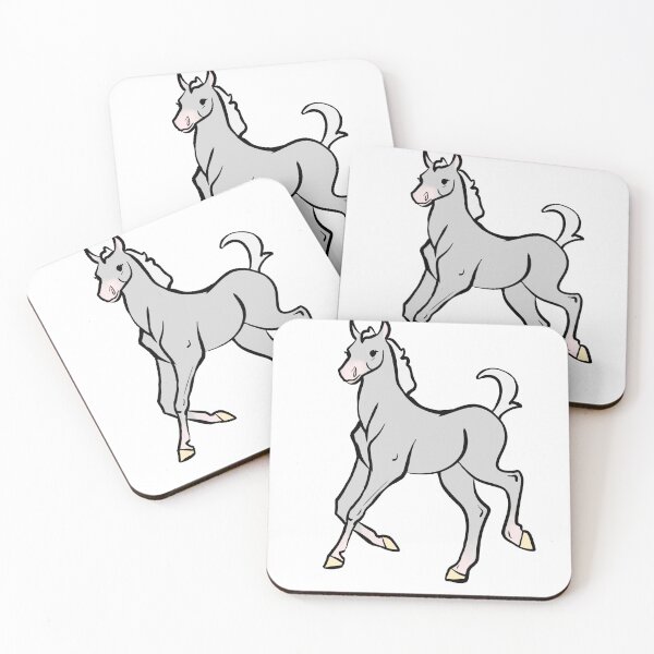 Item preview, White foal designed and sold by BuzzBunnyArt.