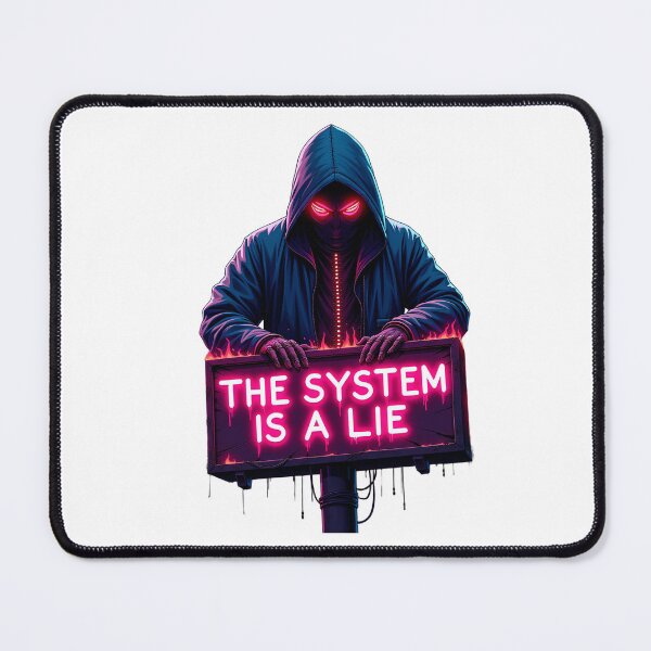 Item preview, Ominous Hooded Figure - Cyberpunk Protest Rebellion designed and sold by SpektroDesign.
