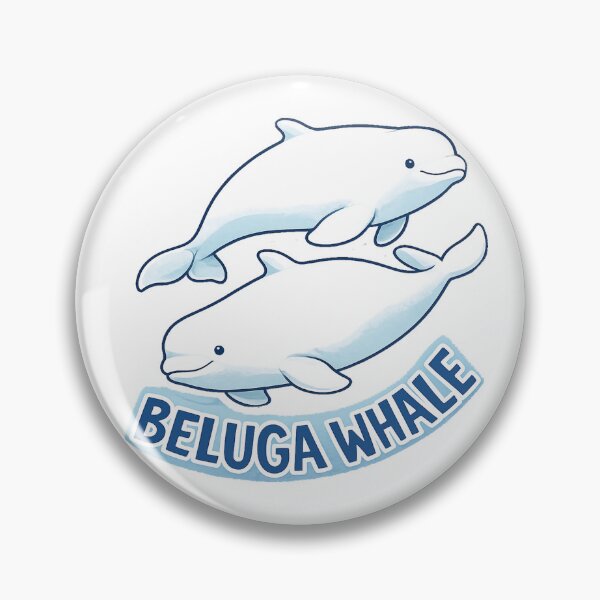 Item preview, Beluga Whale - Hello There! designed and sold by maximinano100k.
