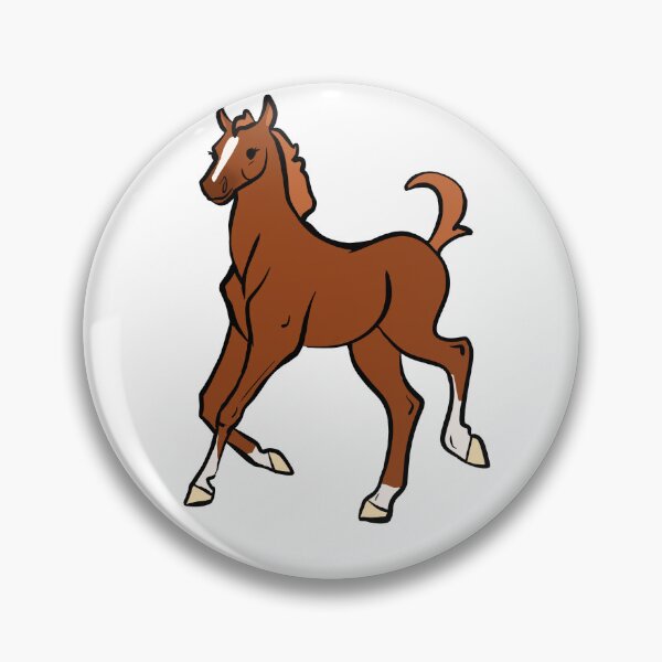 Item preview, Chestnut Foal designed and sold by BuzzBunnyArt.