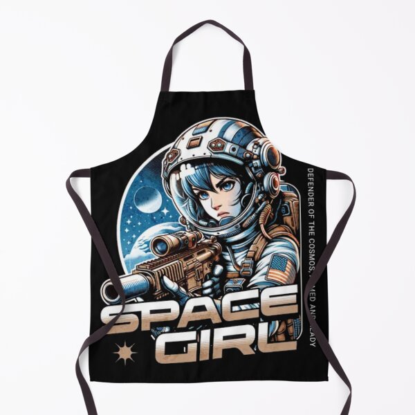 Item preview, Space Girl Defender of the Cosmos - Anime Astronaut Sci-Fi Art designed and sold by GenZFashion000.