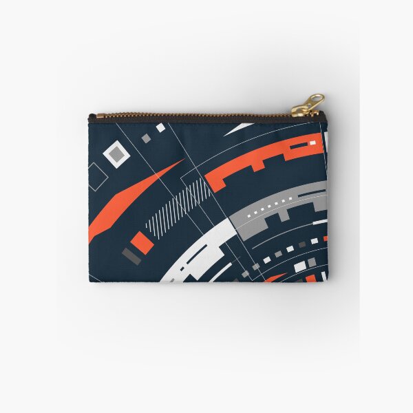 Item preview, concept of digital transformation or cyberspace, graphic of black orange futuristic circles designed and sold by NiamLab.