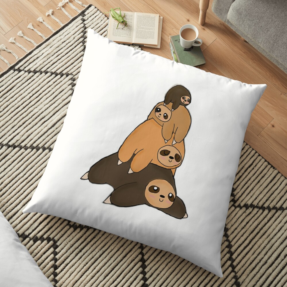 large sloth pillow