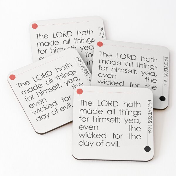 Item preview, Proverbs 16:4 designed and sold by Undonemadenew.