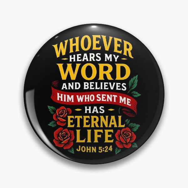 Item preview, John 5:24 Eternal Life designed and sold by plushism.