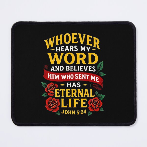 Item preview, John 5:24 Eternal Life designed and sold by plushism.