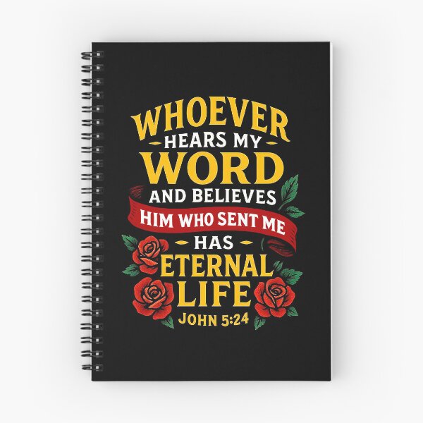 Item preview, John 5:24 Eternal Life designed and sold by plushism.