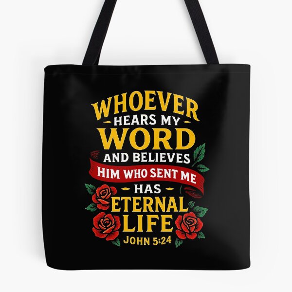 Item preview, John 5:24 Eternal Life designed and sold by plushism.