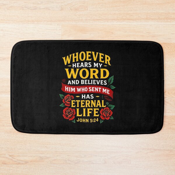 Item preview, John 5:24 Eternal Life designed and sold by plushism.