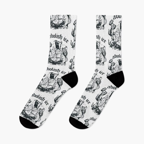 Item preview, Retro Subtle ABOLISH-ICE Cat, Political Activist Protest Cat designed and sold by borenclolahroy.