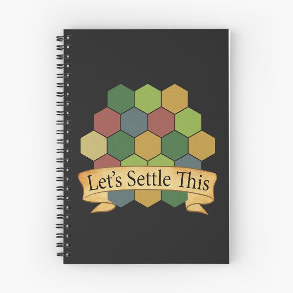 Artikelvorschau, Siedler von Catan Brettspiel Minimalistische Sechseckplättchen Lasst uns das regeln entworfen und verkauft von CardboardCotton.