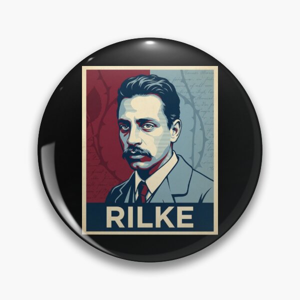 Item preview, Rainer Maria Rilke Hope Style Retro Poster Art designed and sold by DamianRoy88.