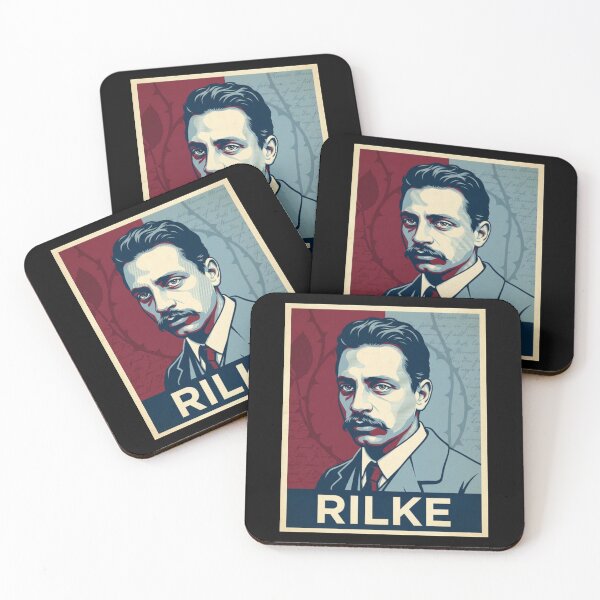 Item preview, Rainer Maria Rilke Hope Style Retro Poster Art designed and sold by DamianRoy88.