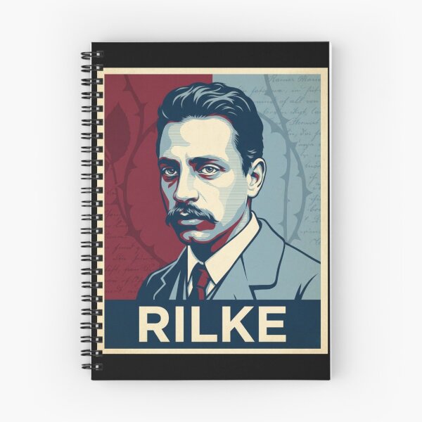 Item preview, Rainer Maria Rilke Hope Style Retro Poster Art designed and sold by DamianRoy88.