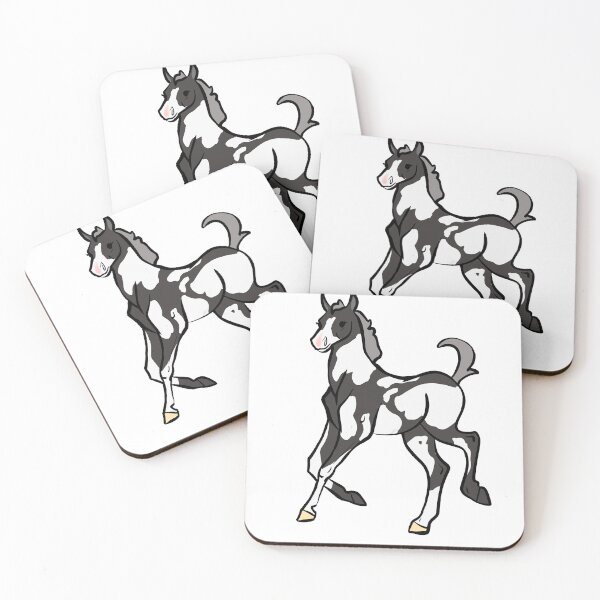 Item preview, Black Paint Horse designed and sold by BuzzBunnyArt.