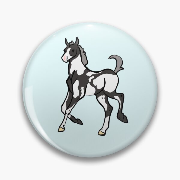 Item preview, Black Paint Horse designed and sold by BuzzBunnyArt.