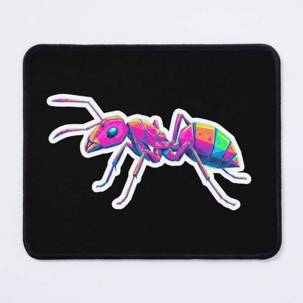 Item preview, Rainbow Ant Sticker – Colorful Insect Illustration for Kids and Teens designed and sold by bsbd-action.