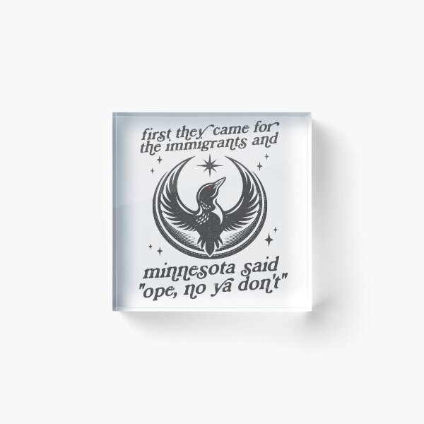 Item preview, OPE NO YA DON'T, Mn Bird Loon Symbol, Political Activist Funny Meme designed and sold by borenclolahroy.