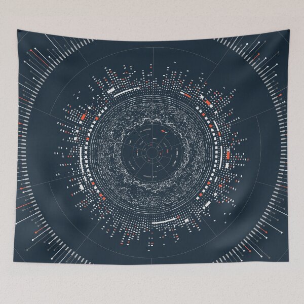 Item preview, concept of digital transformation or big data, graphic of dotted circle with futuristic element designed and sold by NiamLab.
