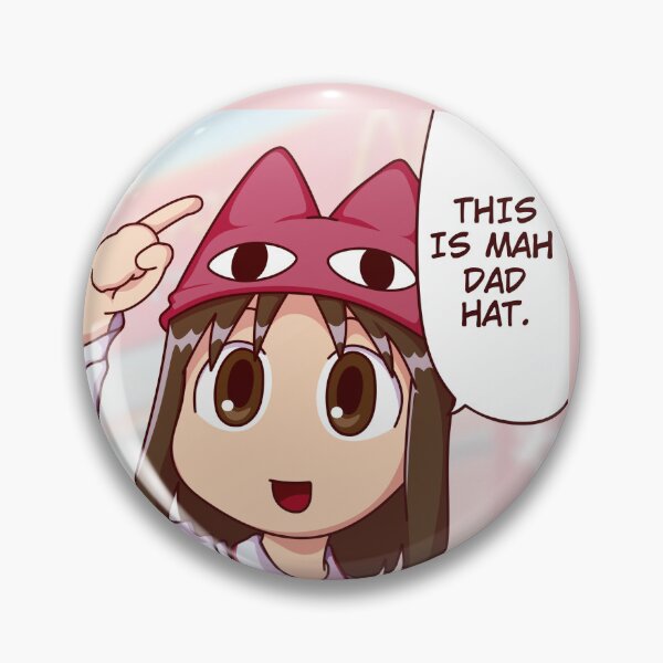 Item preview, "This is mah dad hat" - Osaka Azumanga Daioh panel designed and sold by LukasATBK.