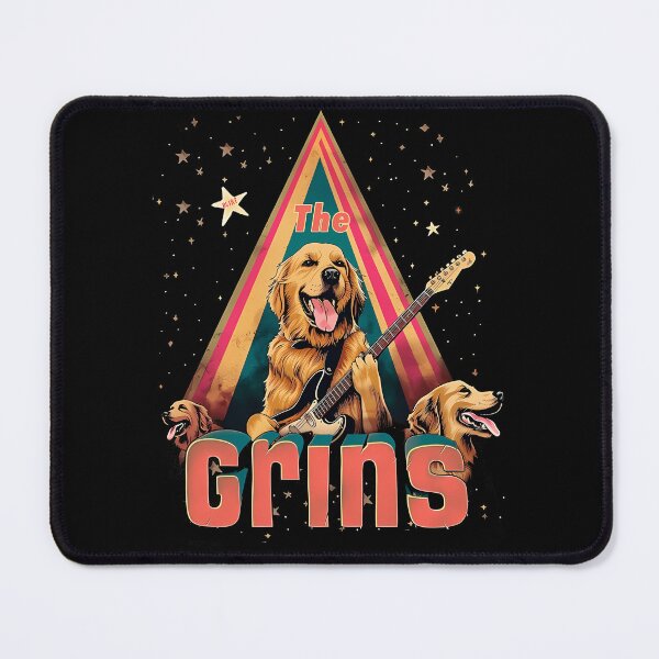 Item preview, The Grins Golden Retriever Dog Band designed and sold by ibrahimghani.