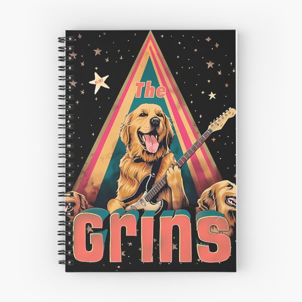 Item preview, The Grins Golden Retriever Dog Band designed and sold by ibrahimghani.