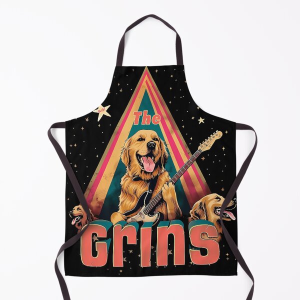 Item preview, The Grins Golden Retriever Dog Band designed and sold by ibrahimghani.