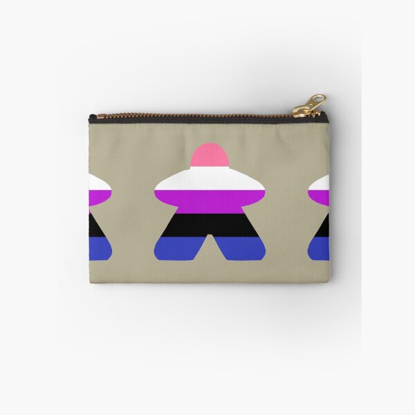 Item preview, Genderfluid Pride Flag Stripes Board Game Meeple  designed and sold by TackyTime.
