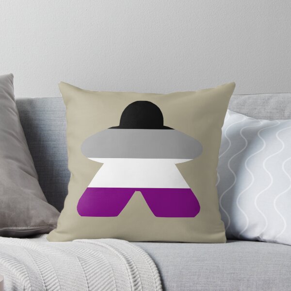 Item preview, Asexual Pride Flag Stripes Board Game Meeple designed and sold by TackyTime.