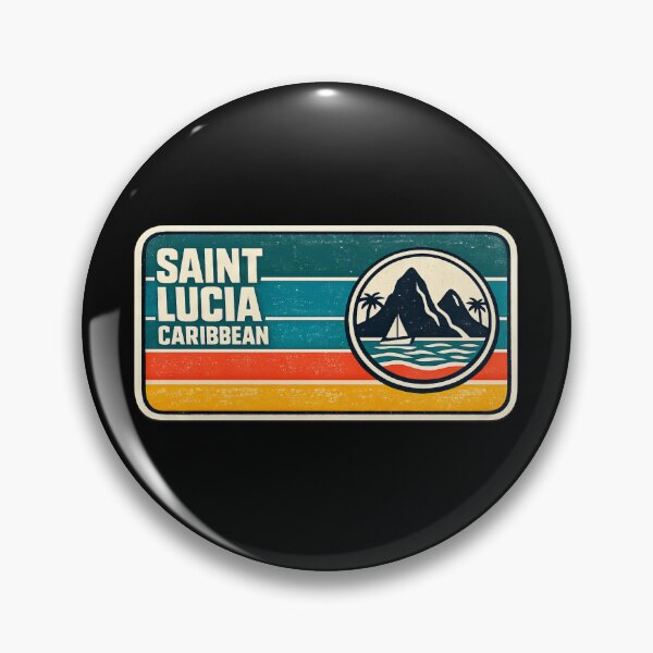 Item preview, Santa Lucía Caribe Vintage Pitons Paradise designed and sold by scicilysimonee.