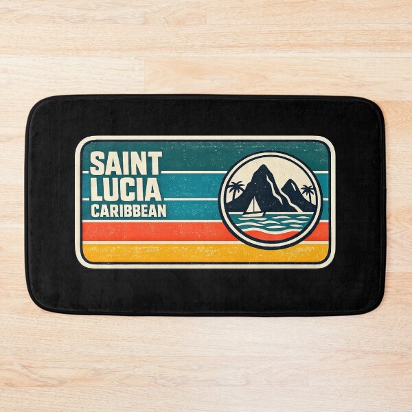 Item preview, Saint Lucia Caribbean Vintage Pitons Paradise designed and sold by scicilysimonee.