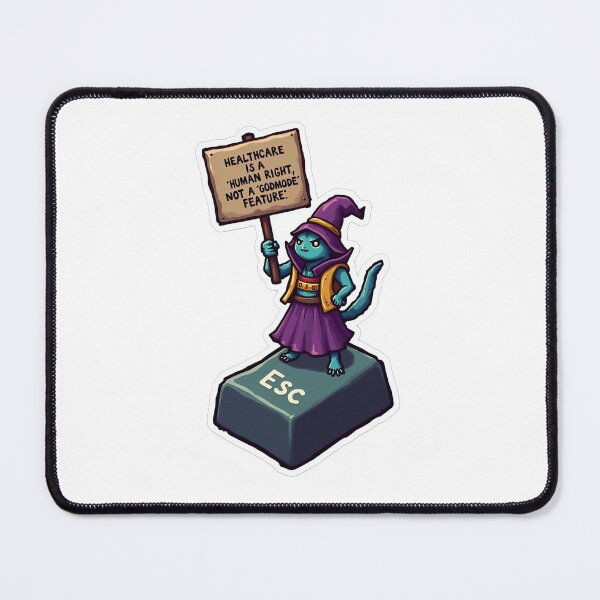 Item preview, Powerful Lizard Wizard Activism - Bold Protest Illustration designed and sold by SpektroDesign.