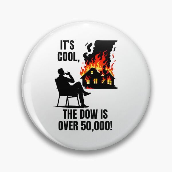 Item preview, The Dow Is Over 50000 Meme T-Shirt designed and sold by SAPAIDART.