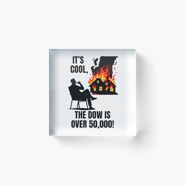 Item preview, The Dow Is Over 50000 Meme T-Shirt designed and sold by SAPAIDART.