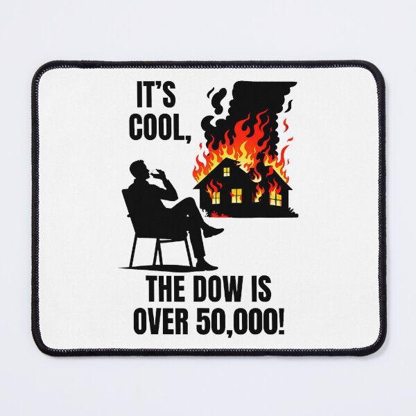 Item preview, The Dow Is Over 50000 Meme T-Shirt designed and sold by SAPAIDART.